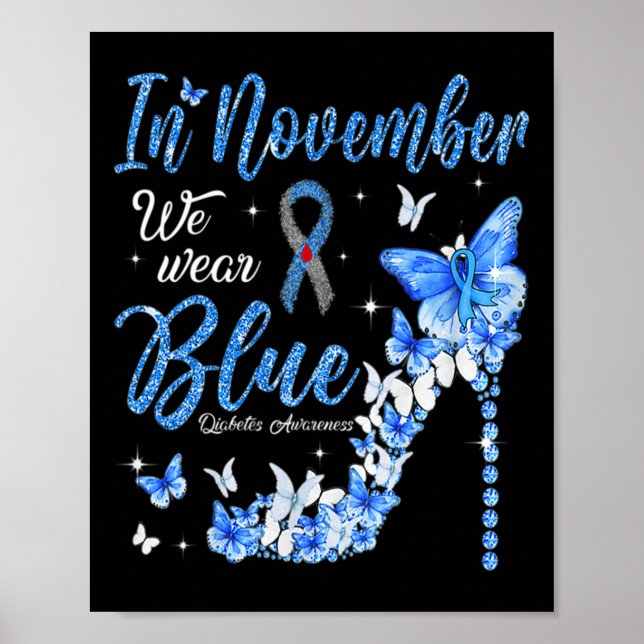 Poster En Novembre, Nous Portons Beurre De Sensibilisatio (Devant)