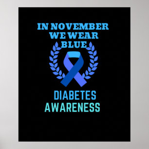 Poster En Novembre, Nous Portons Une Sensibilisation Au D