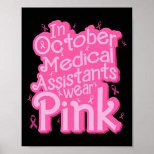 Poster En Octobre Médicale Porter Pink Cma Passe