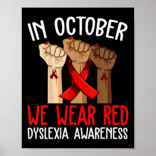 Poster En Octobre Nous Portons Le Mois De Sensibilisation