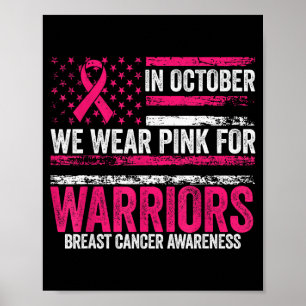 Poster En Octobre Nous Portons Nk Pour Les Guerriers Cont