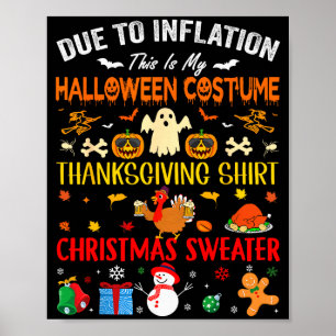 Poster En raison de l'inflation, c'est mon costume drôle