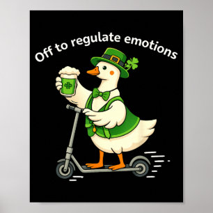 Poster En route pour réguler les émotions de l'oie santé
