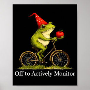 Poster En route pour surveiller activement un professeur 