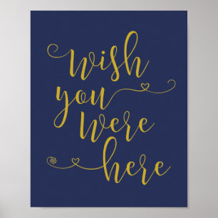 Poster En signe de mémoire d'amour - si vous étiez ici (v