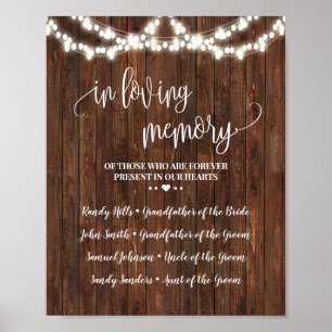 Poster En souvenir affectueux Mariage occidental