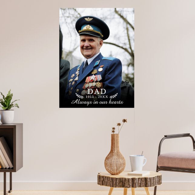 Poster En Souvenir Affectueux | Mémorial Photo Funéraire (Salon 3)