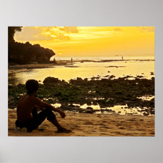 Poster en taille réelle (24"x18") Padang Beach Bal