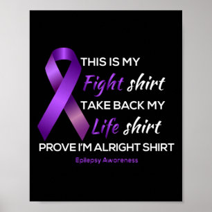 Poster En Tant Que Tee - shirt Conscience De L'Épilepsie 