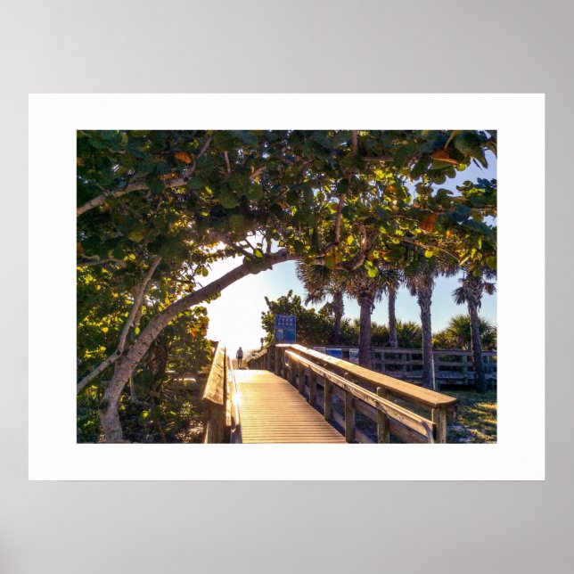 Poster En-tête pour la plage Imprimer (Devant)