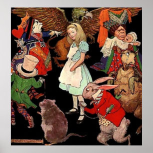 Poster En Toile Alice Au Pays Des merveilles