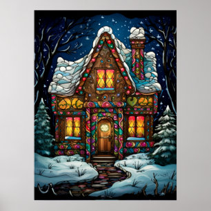 Poster en verre de Noël