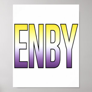 Poster ENBY - Non binaire