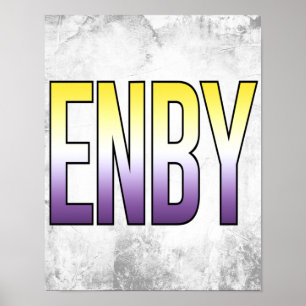 Poster ENBY - Non binaire