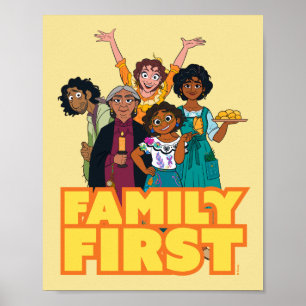 Poster Encanto Famille Madrigal - Famille d'abord