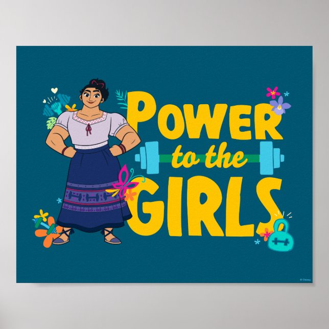 Poster Encanto | Luisa - Le pouvoir aux filles (Devant)
