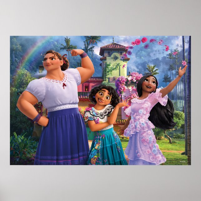 Poster Encanto | Luisa, Mirabel et Isabela (Devant)