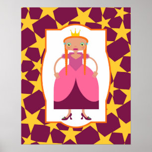 Poster Enchanted Princess Girl
