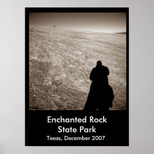 Poster Enchanted Rock State Park, Tx