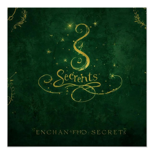 Poster Enchanted Secrets – Golden Sigil (Devant)