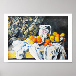 Poster Encore la vie avec draperie