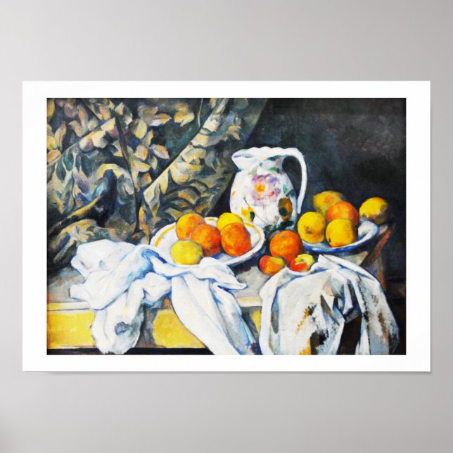 Poster Encore la vie avec draperie (Devant)