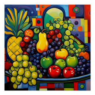Poster Encore la vie avec les fruits 11
