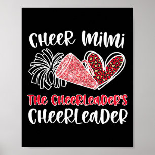 Poster Encourage Mimi Cheerleader Mimi Grand-mère d'une m