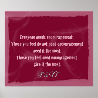 Poster Encouragement