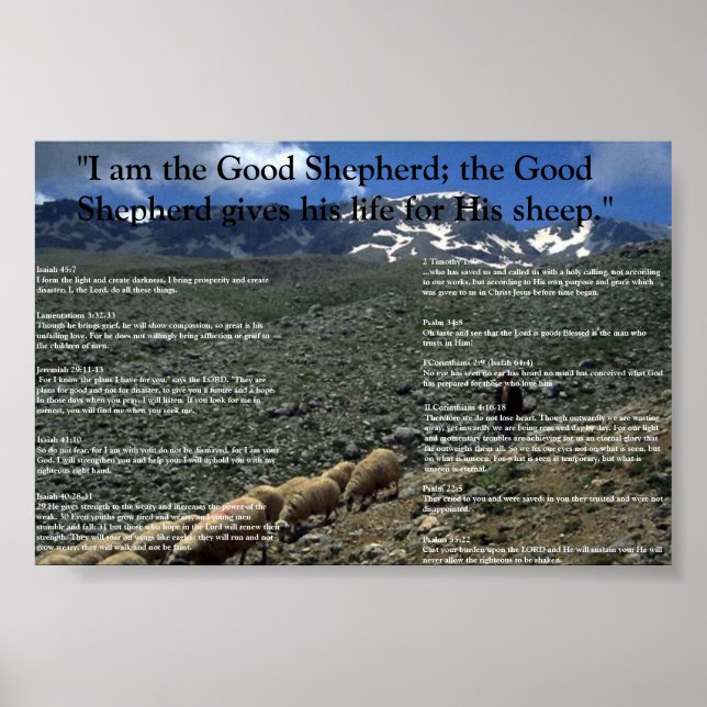 Poster Encouragement des versets (Devant)