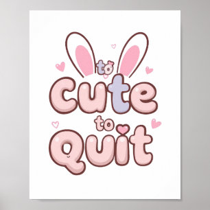Poster Encouragement Mignon et Ludique