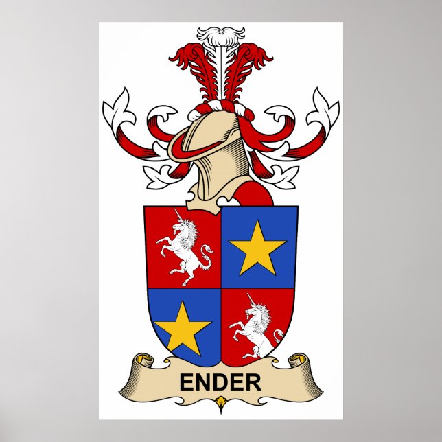 Poster Ender Family Crest (Devant)