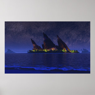 Poster Endless Blue (Starlight)