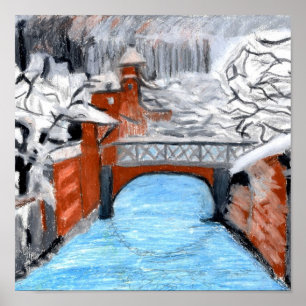 Poster Endroit de neige