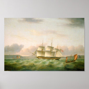 Poster Endymion de Plymouth par Thomas Luny