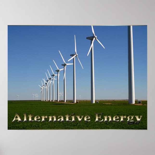Poster Énergie alternative - L'énergie verte (Devant)