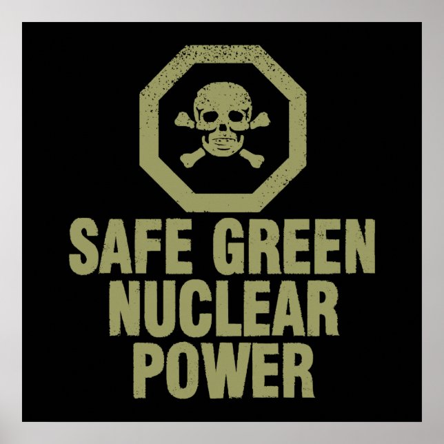 Poster Énergie nucléaire verte et sûre (Devant)