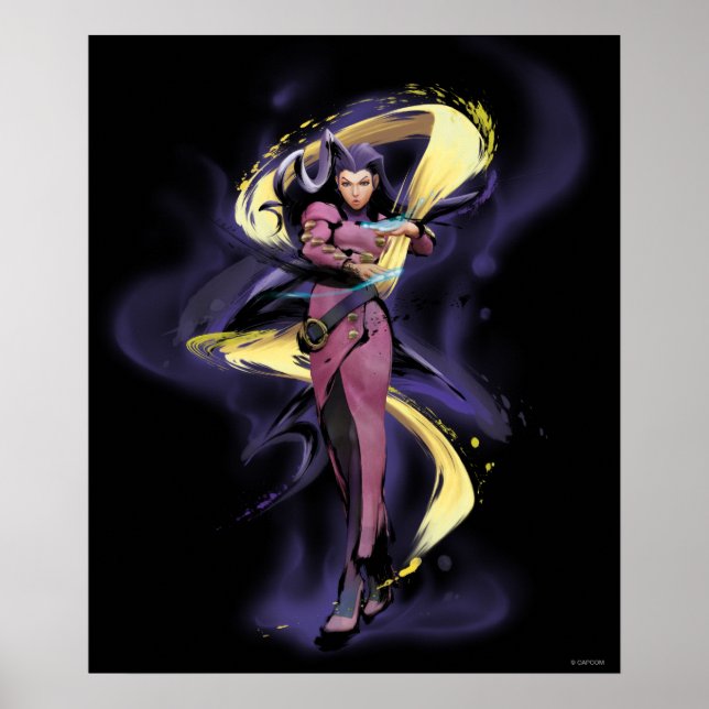 Poster Énergie rose (Devant)