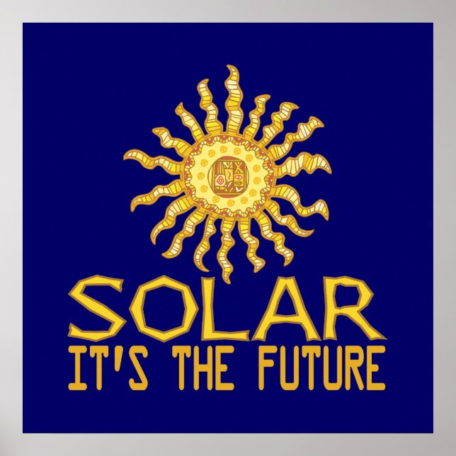 Poster Énergie solaire (Devant)