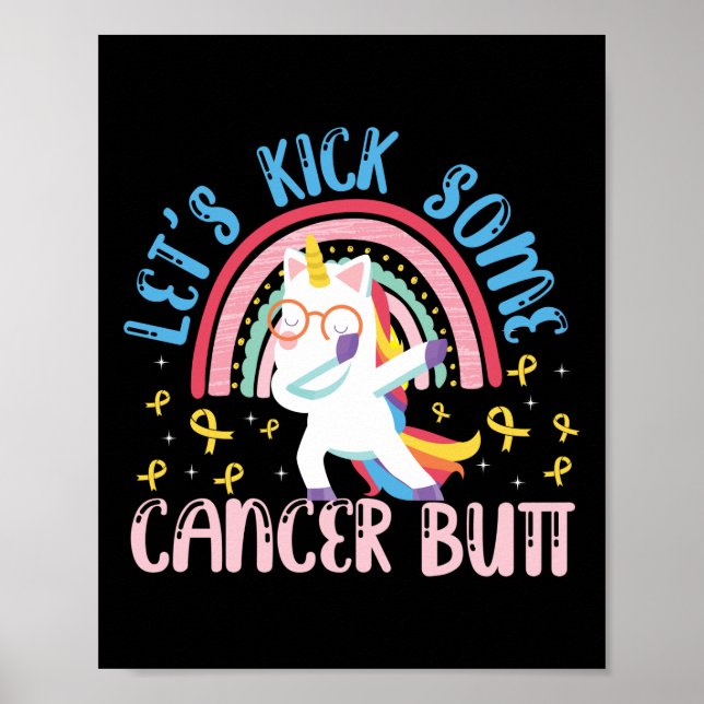 Poster Enfance Mettons Un Peu De Cancer Mais Le Ruban (Devant)