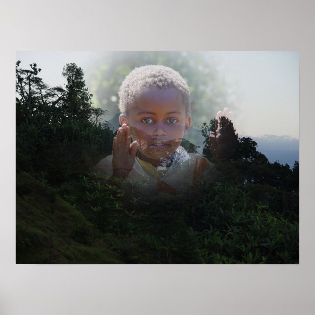 Poster Enfant africain (Devant)