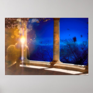 Poster Enfant ange "OPPOSÉ ATTRACT"