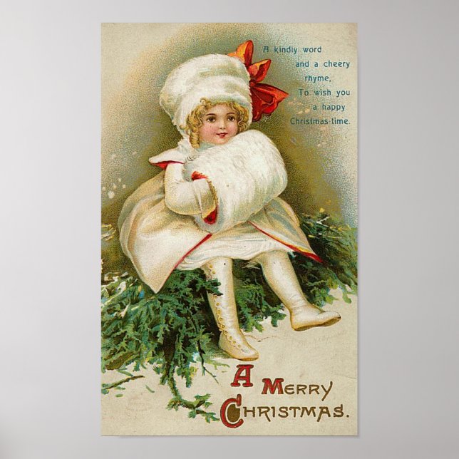 Poster Enfant avec muff (Devant)