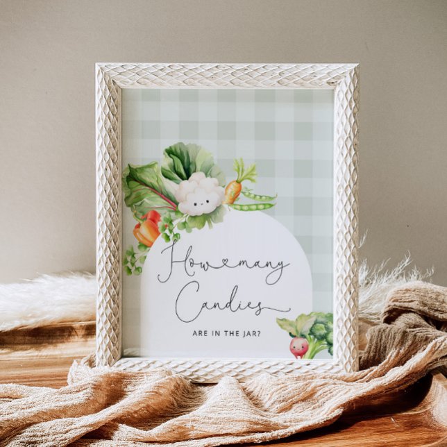 Poster Enfant cultivé localement combien de bonbons (Créateur téléchargé)