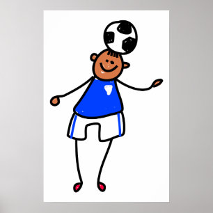 Poster Enfant de football
