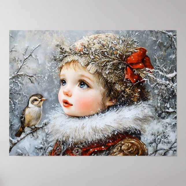 Poster Enfant d'hiver (Devant)