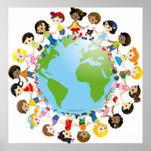 Poster Enfant du monde