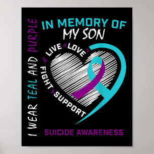 Poster Enfant Perdu En Mémoire De Mon Fils Sensibilisatio
