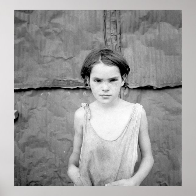 Poster Enfant vivant dans la ville d'Oklahoma - 1936 (Devant)