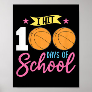 Poster Enfants 100ème Jour De Filles D'École J'Ai Touché 